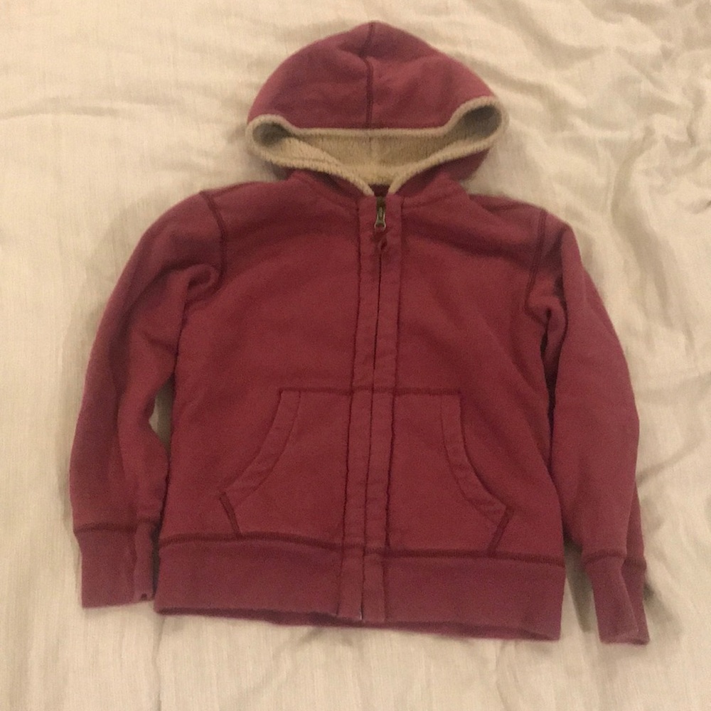 Lands’ End zip up boys hoodie